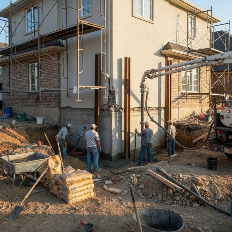 Broken Concrete Patching