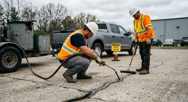 Broken Concrete Patching Service